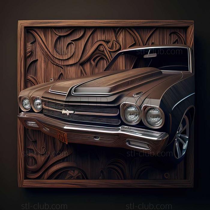 3D мадэль Chevrolet Chevelle (STL)